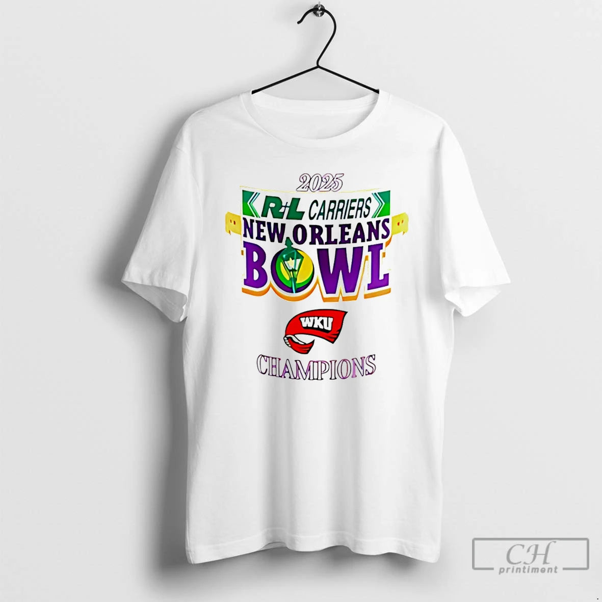 Classic Western Kentucky 2025 New Orleans Bowl Champions Logo T-Shirts, Hoodie, Sweatshirt | AU18TeeNovaLab.com
