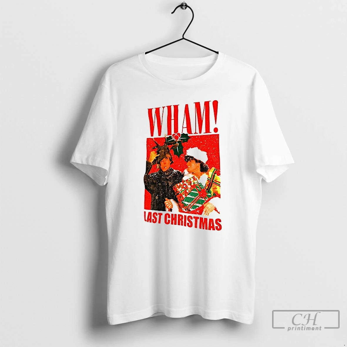 Classic Wham Band Santa Claus Last Christmas Vintage
