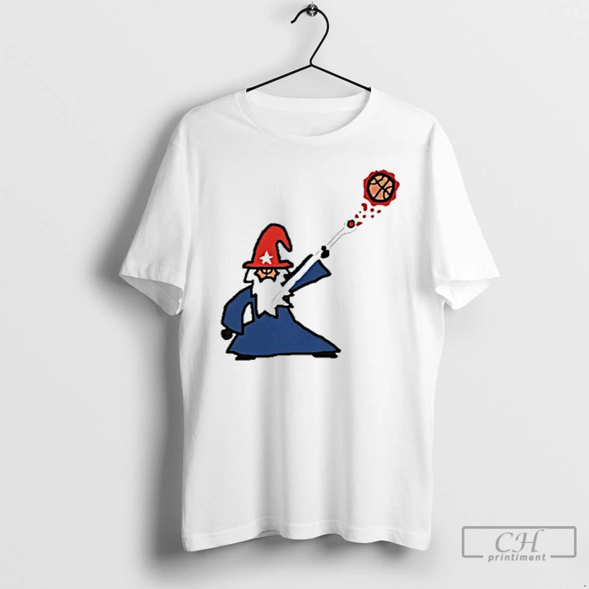 Classic Wizard Basketball Caricature T-Shirts, Hoodie, Sweatshirt | AU18TeeNovaLab.com