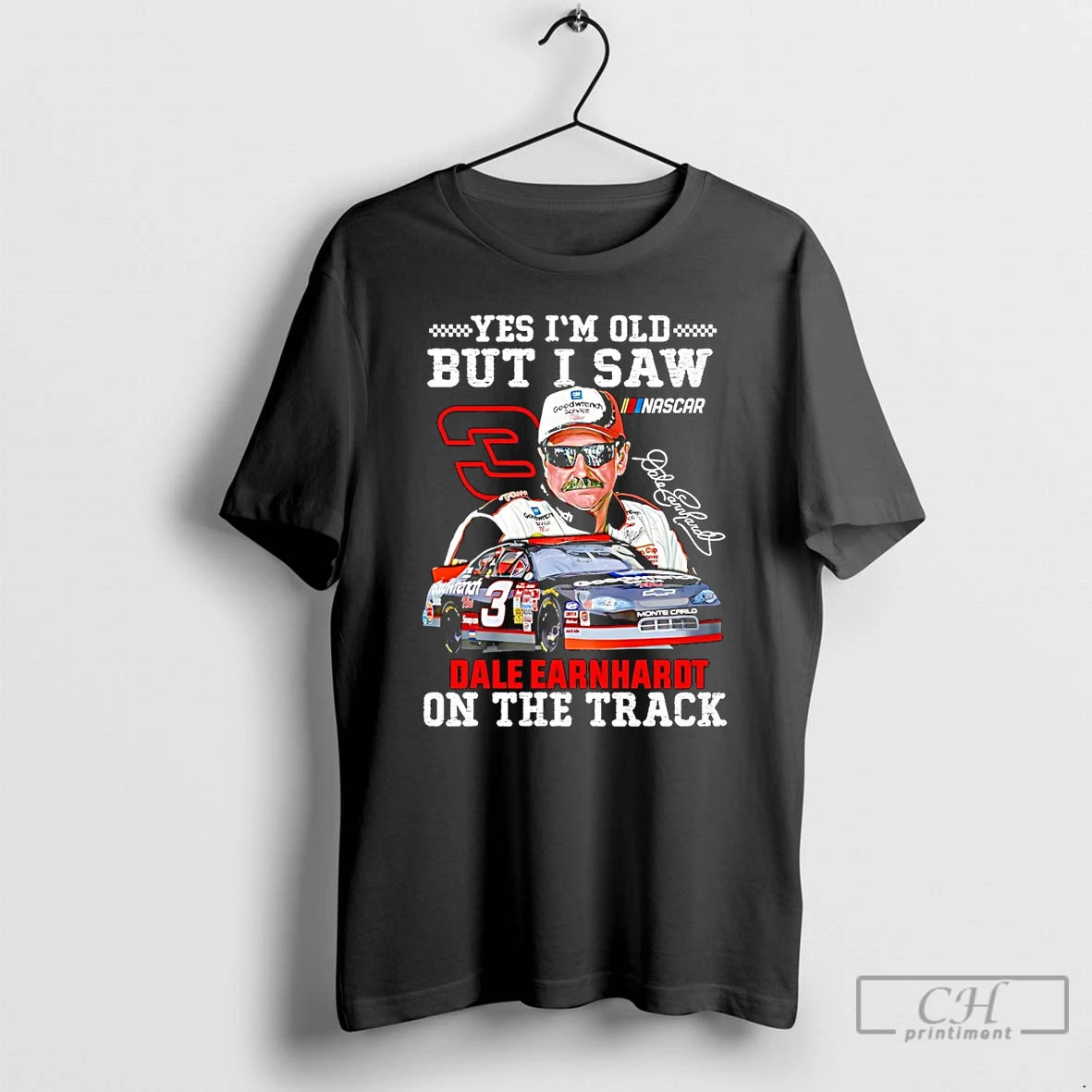 Classic Yes Im Old But I Saw Dale Earnhardt Sr One The Track T Shirts Hoodie, Sweatshirt | AU18TeeNovaLab.com