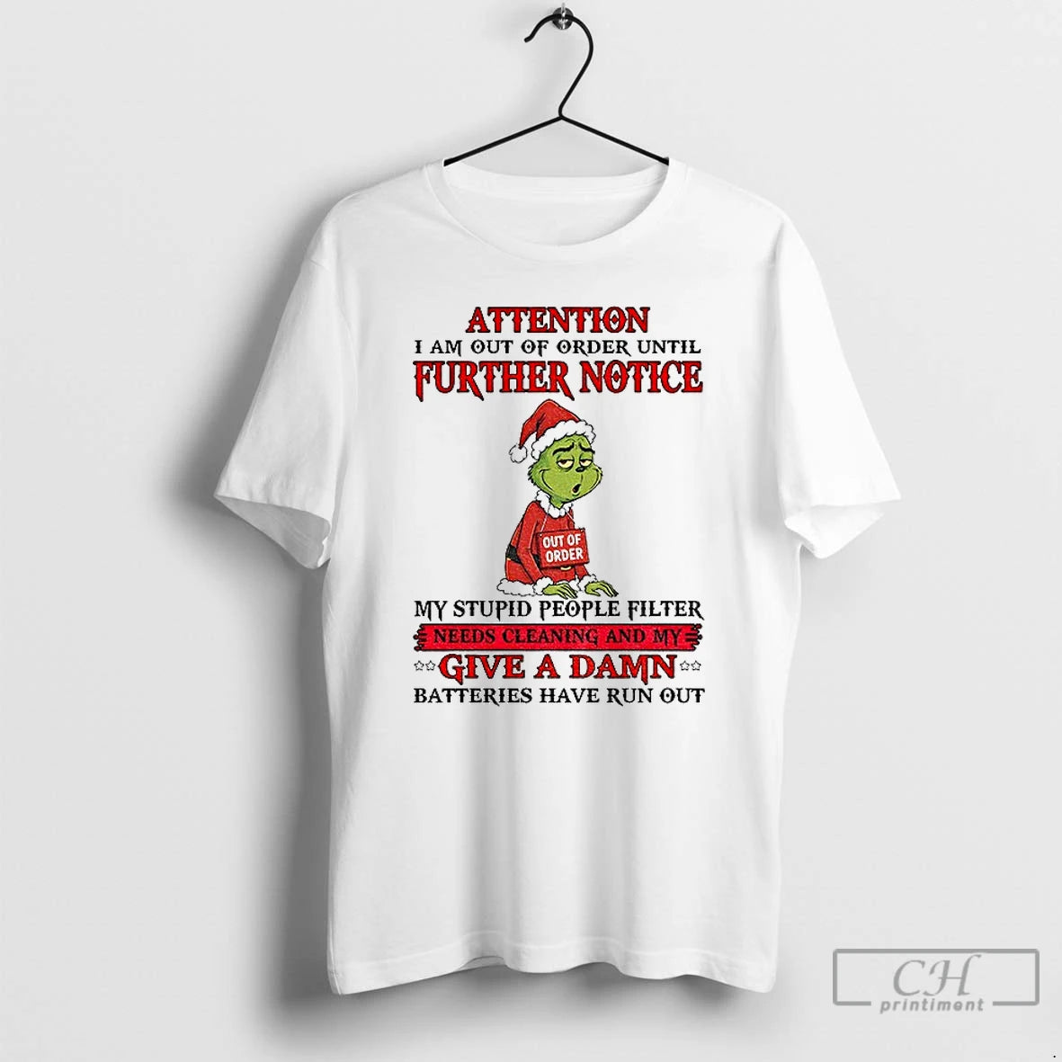 Classic Attention I Am Out Of Order Until Further Notice My Stupid People Filter Needs T-Shirts, Hoodie, Sweatshirt