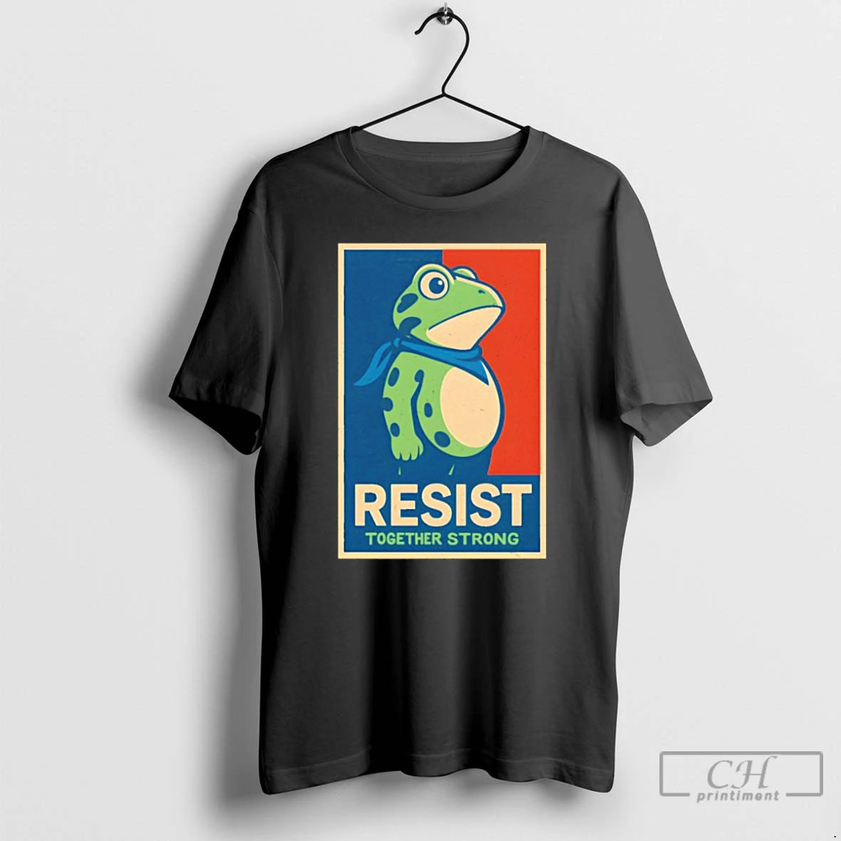 Classic Portland Frog Protest Resist Together Strong T Shirts
