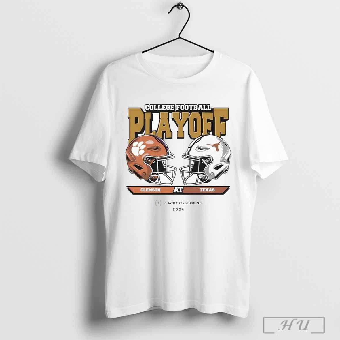 Clemson Tigers At Texas Longhorns First Round Head To Head College Football Playoff 2025 Helmet