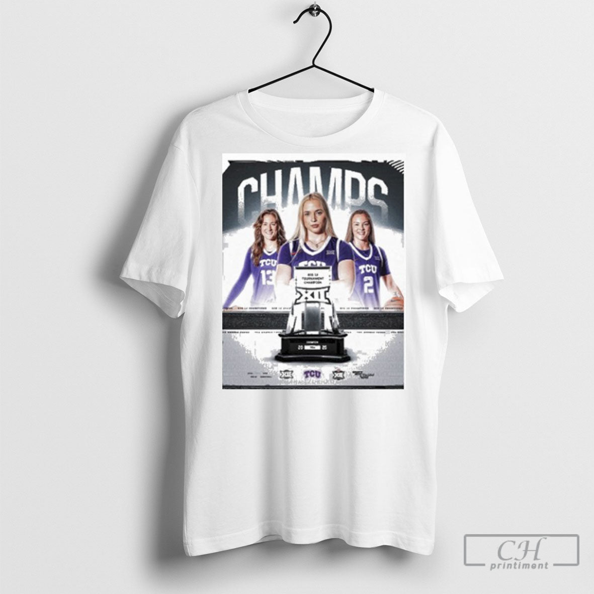 Congrats Tcu Basketball For Claiming The 2025 Phillips 66 Big 12 Womens Basketball Championship T-Shirts, Hoodie, Sweatshirt