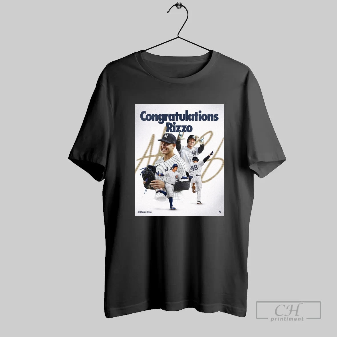 Congratulations Rizzo Retirement New York Yankees Anthony Rizzo Signature