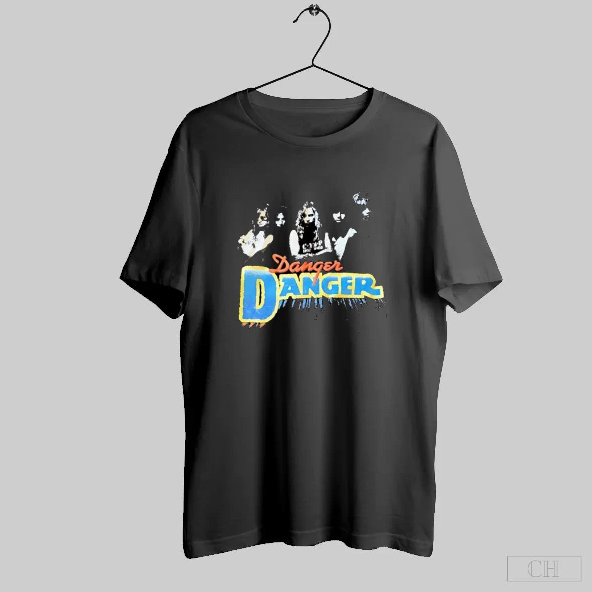 Danger Danger Band Logo 80s Rock S Black