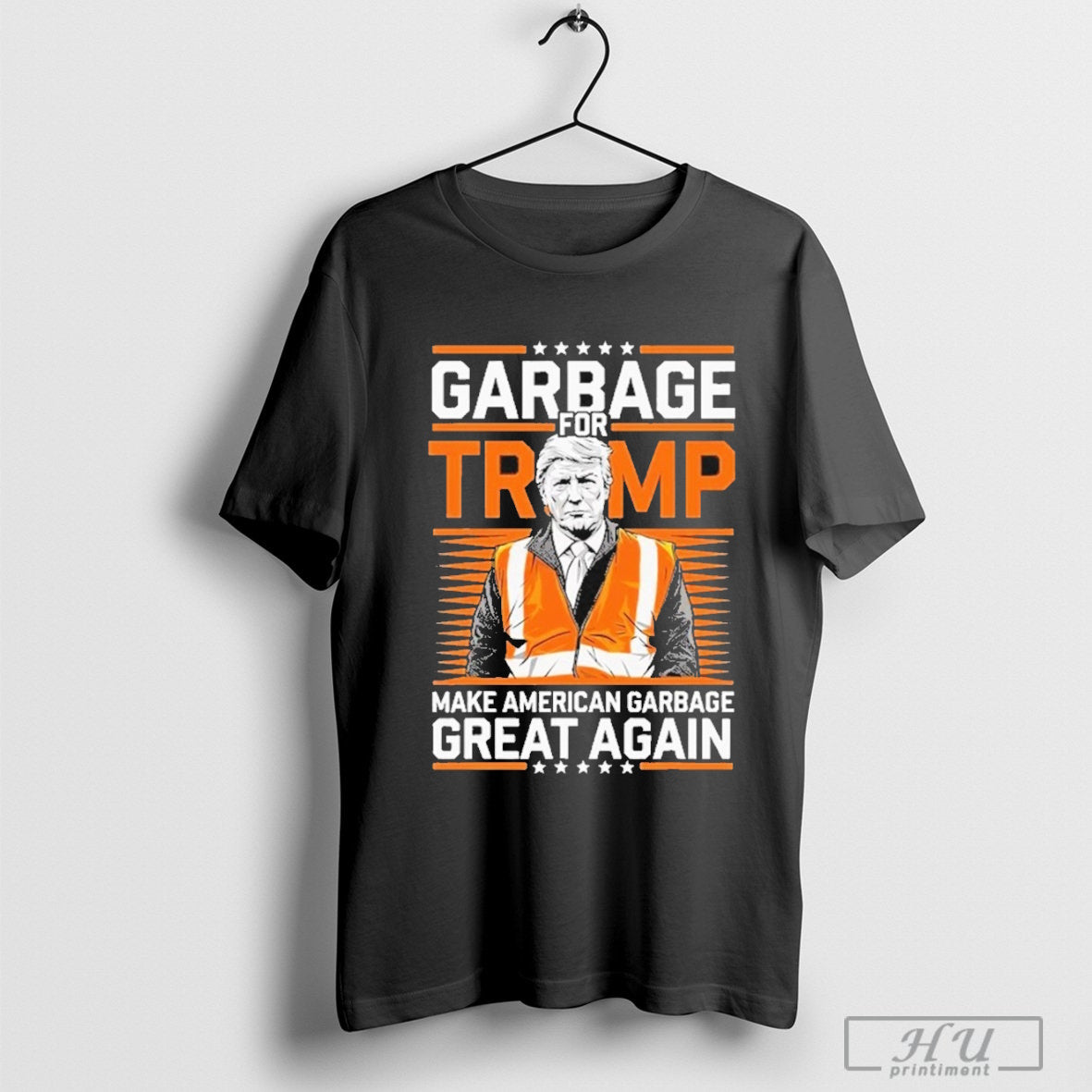 Donald Trump Garbage Orange Reflective Safety Vest