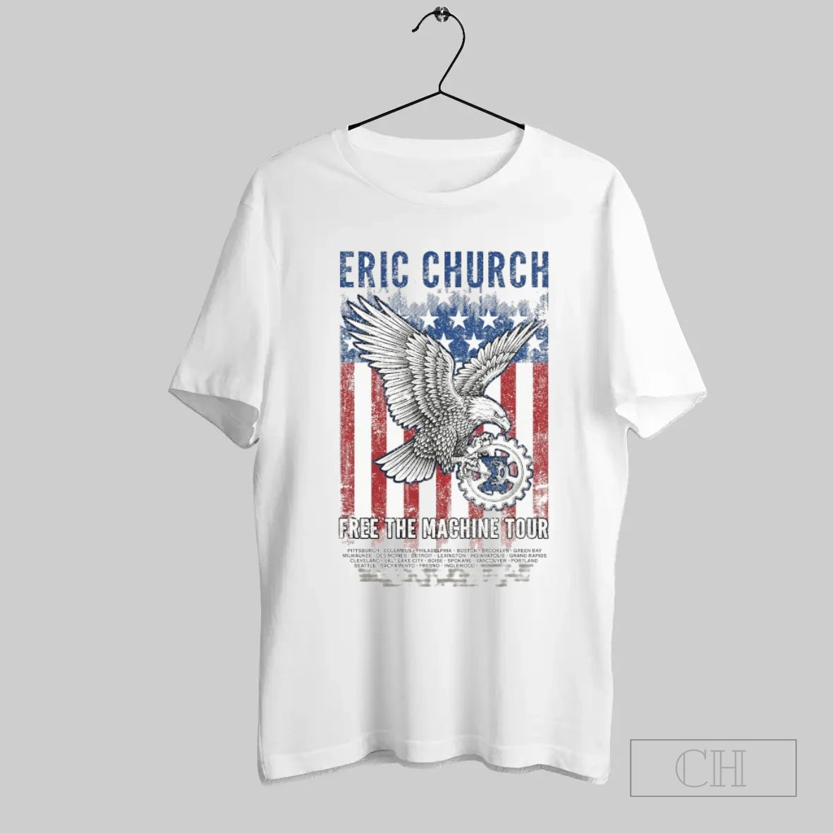 Eric Church Free The Machine Tour 2025 Eagle