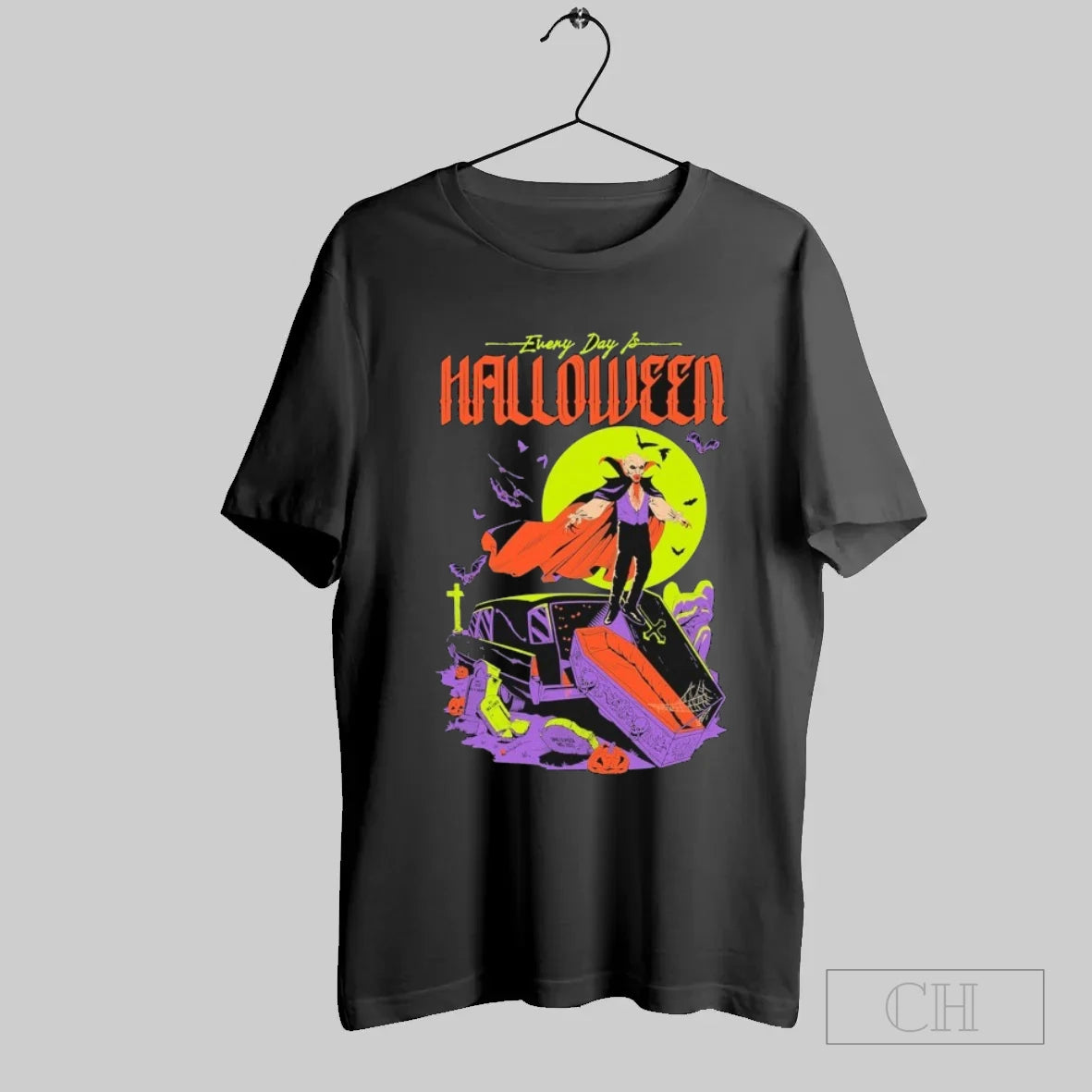 Every Day Is Halloween Vampire Coffin 2025
