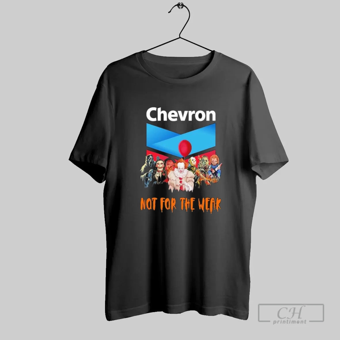Horror Characters X Chevron Not For The Weak Halloween