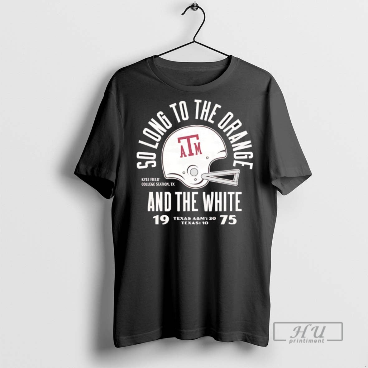 Limited Edition Texas Am Aggie So Long To The Orange And The White War Hymn