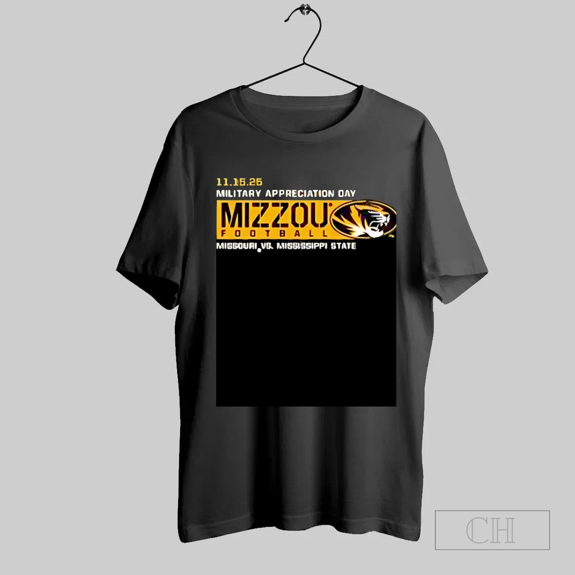 Military Appreciation Game Day 2025 Mizzou Tigers Vs Mississippi State Bulldogs Logo