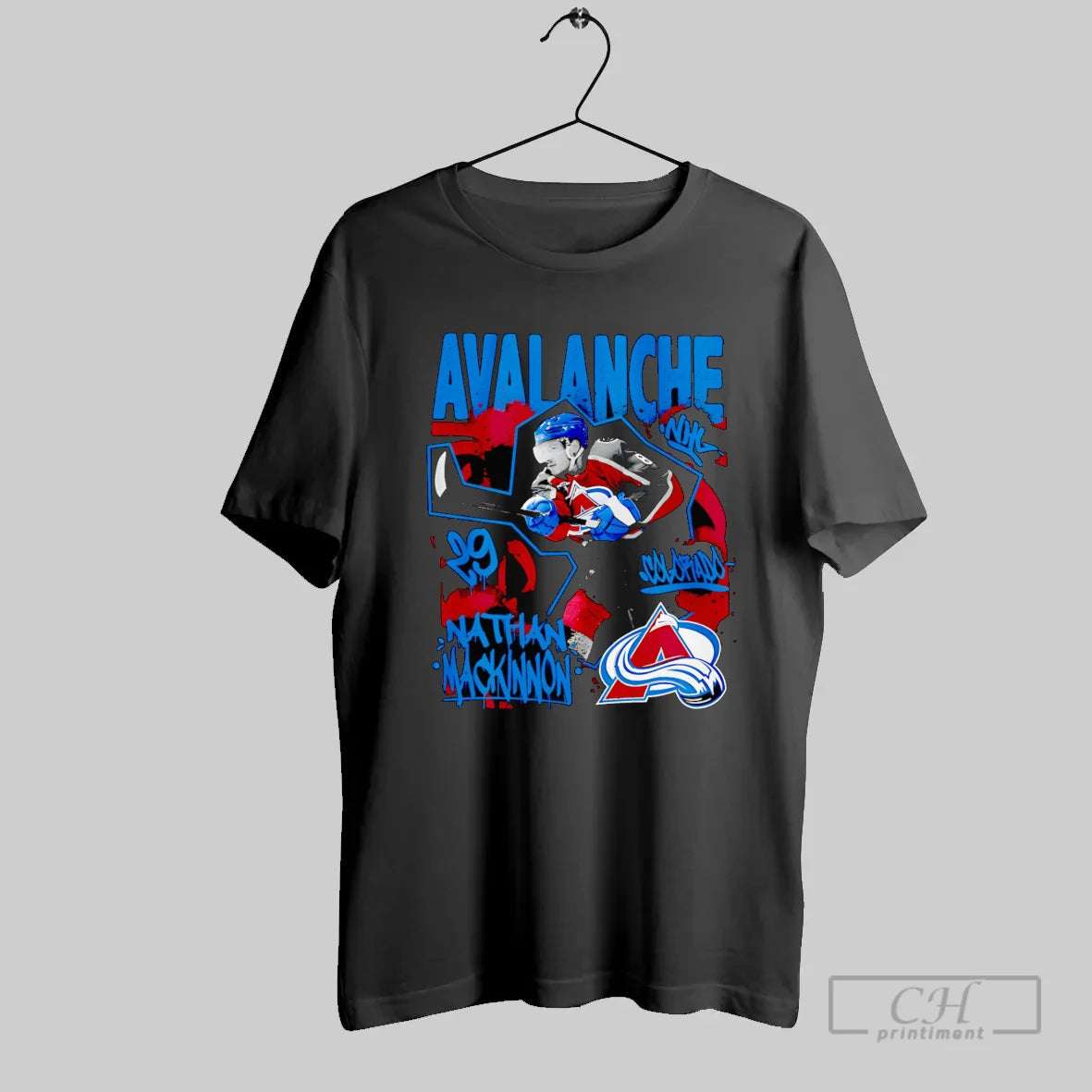 Nathan Mackinnon Colorado Avalanche Reel Graphic