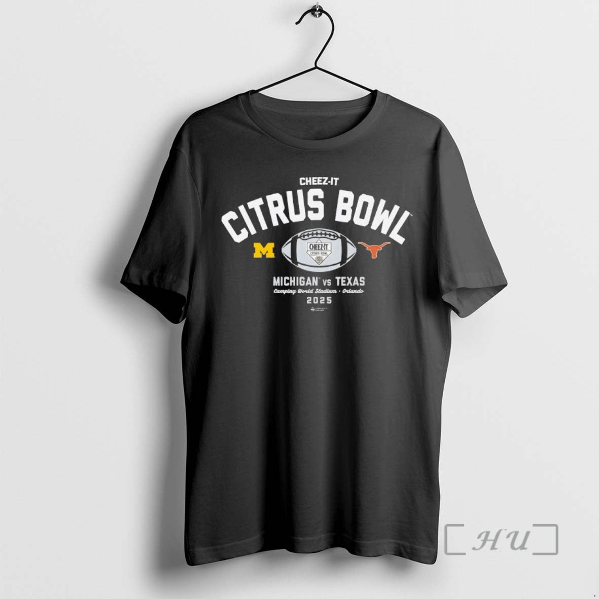 New 2025 Cheez It Citrus Bowl Michigan Wolverines Vs Texas Longhorns Logo Premium T Shirts Hoodie, Sweatshirt