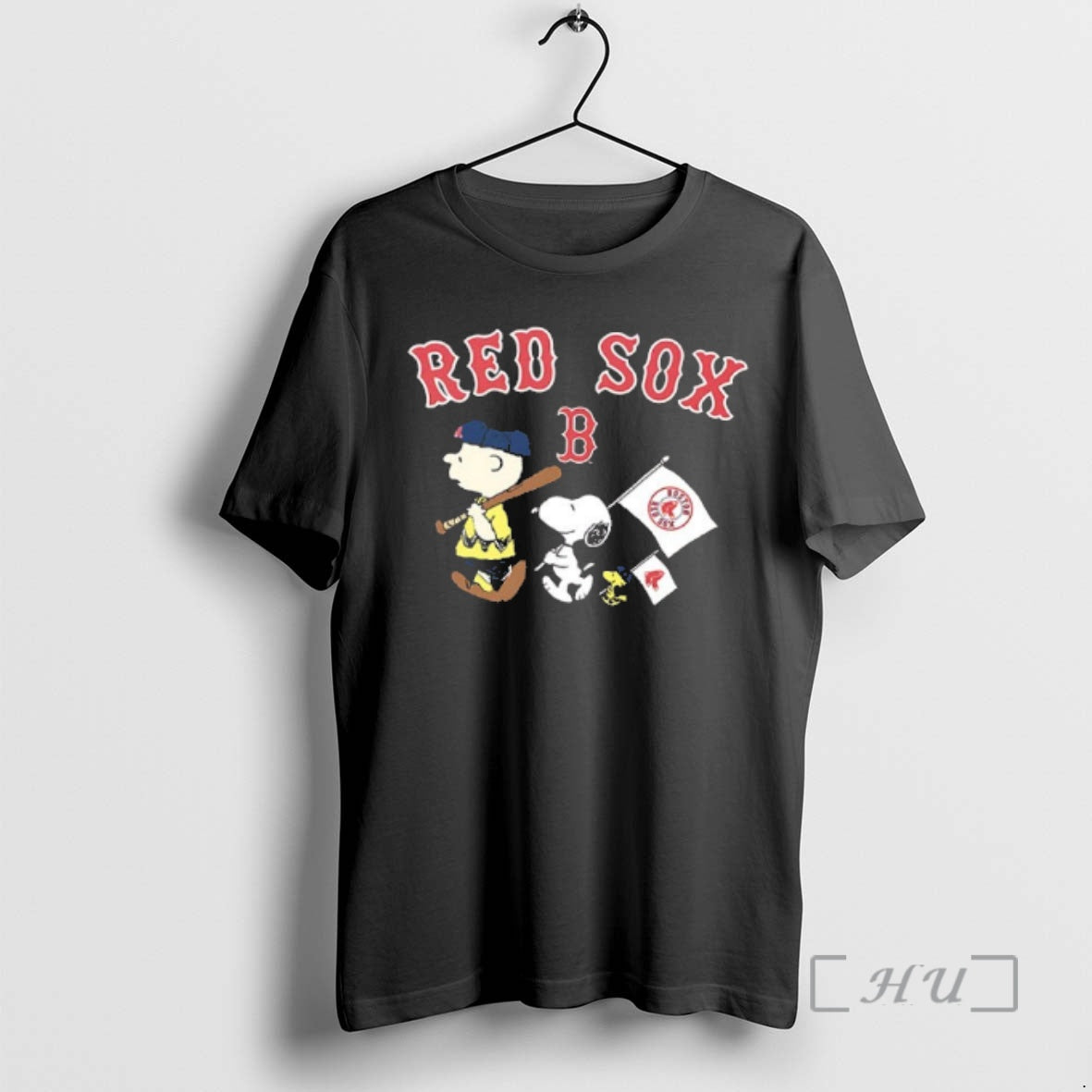 New Boston Red Sox X Peanuts Flag 2 Sided T-Shirts, Hoodie, Sweatshirt | AU18TeeNovaLab.com
