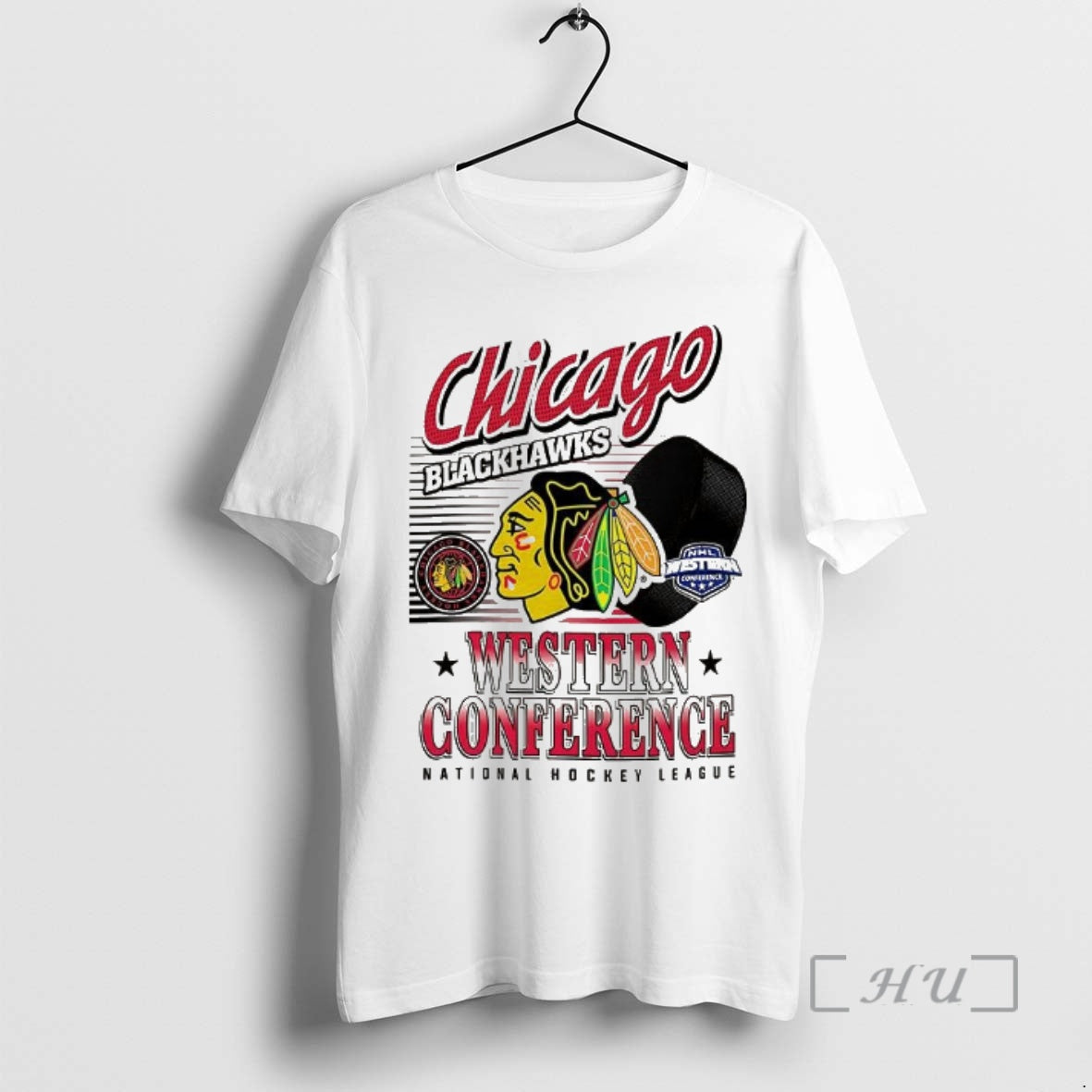 New Chicago Blackhawks Nhl Wastern Conference Logo And Ball T-Shirts, Hoodie, Sweatshirt | AU18TeeNovaLab.com