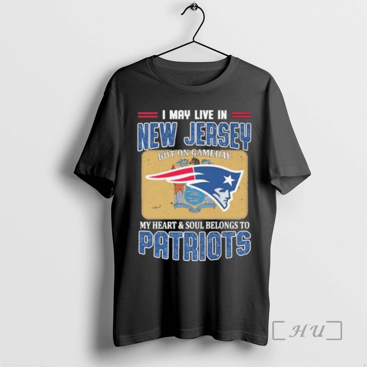 New I May Live In New Jersey But On Game Day My Heart And Soul T-Shirts, Hoodie, Sweatshirt | AU18TeeNovaLab.com