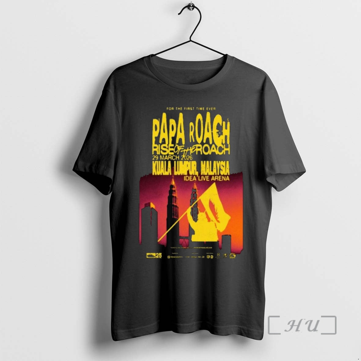 New Papa Roach Kuala Lumpur Malaysia March 29 2026 Concert T-Shirts, Hoodie, Sweatshirt | AU18TeeNovaLab.com