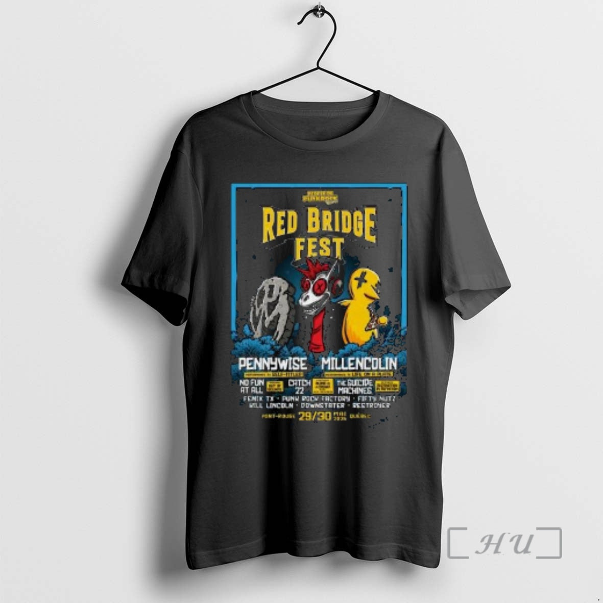 New Red Bridge Fest May 29 30 2026 Pont Rouge Quebec Circle Black Premium T-Shirts, Hoodie, Sweatshirt | AU18TeeNovaLab.com