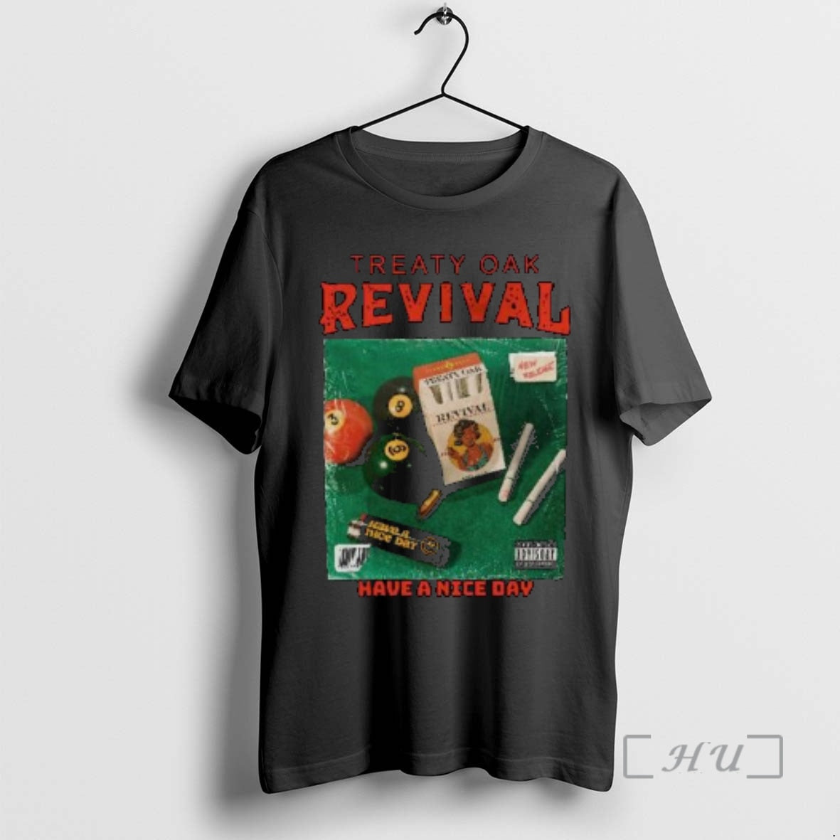 New Treaty Oak Revival Have A Nice Day Circle Black T-Shirts, Hoodie, Sweatshirt | AU18TeeNovaLab.com