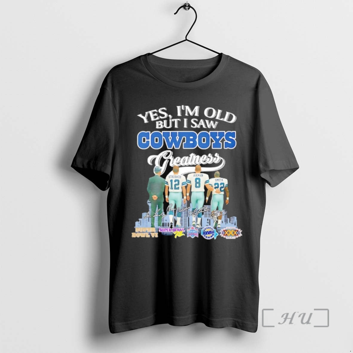 New Yes Im Old But I Saw Dallas Cowboys Greatness Signature Premium T Shirts Sweater Hoodie, Sweatshirt | AU18TeeNovaLab.com