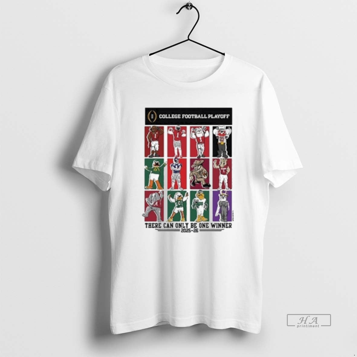 Official 2025 College Football Playoff 12 Team Mascots T-Shirts, Hoodie, Sweatshirt | AU18TeeNovaLab.com