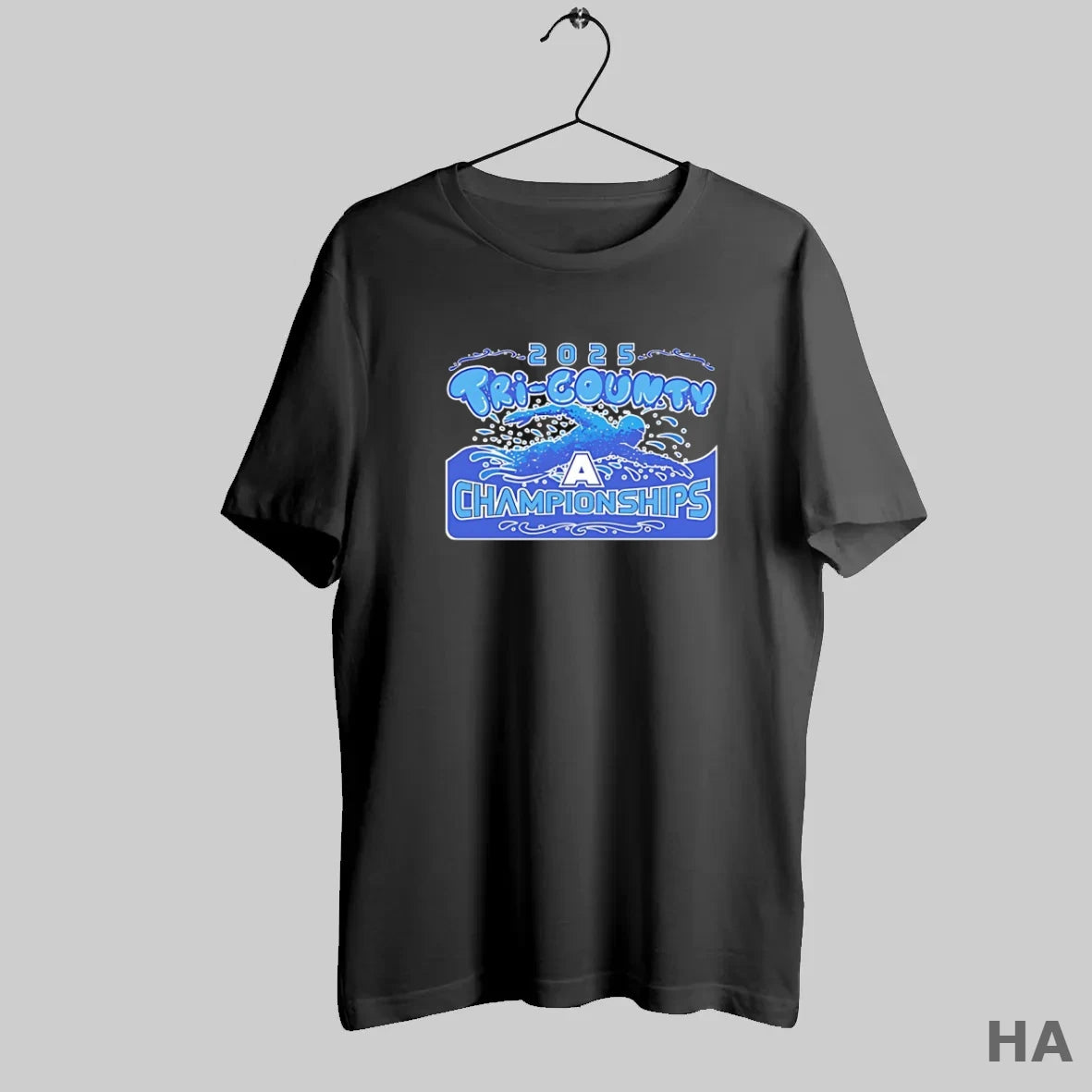Official 2025 Tri County A Swim Championships Logo