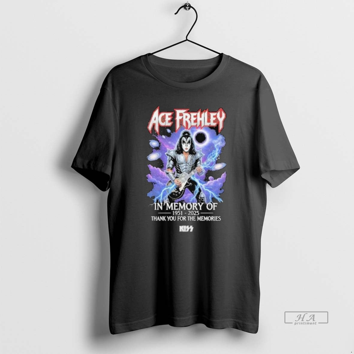 Official Ace Frehley In Memory Of 1951 2025 Thank You For The Memories Long Sleve