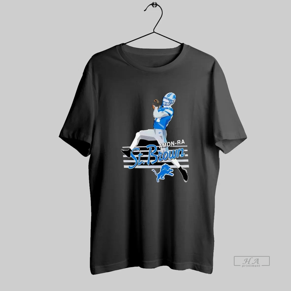 Official Amon Ra St Brown Detroit Lions Player Graphic