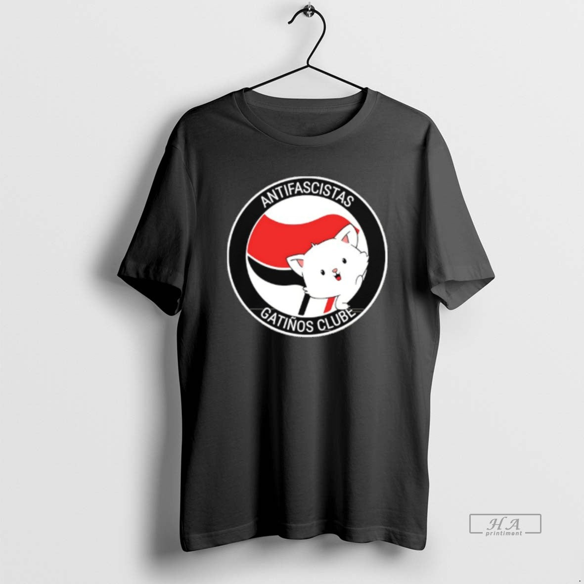 Official Antifascistas Gatinos Clube Logo Cat