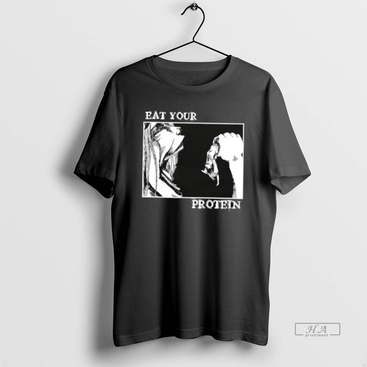 Official Attack On Titan Eat Your Protein T-Shirts, Hoodie, Sweatshirt | AU18TeeNovaLab.com