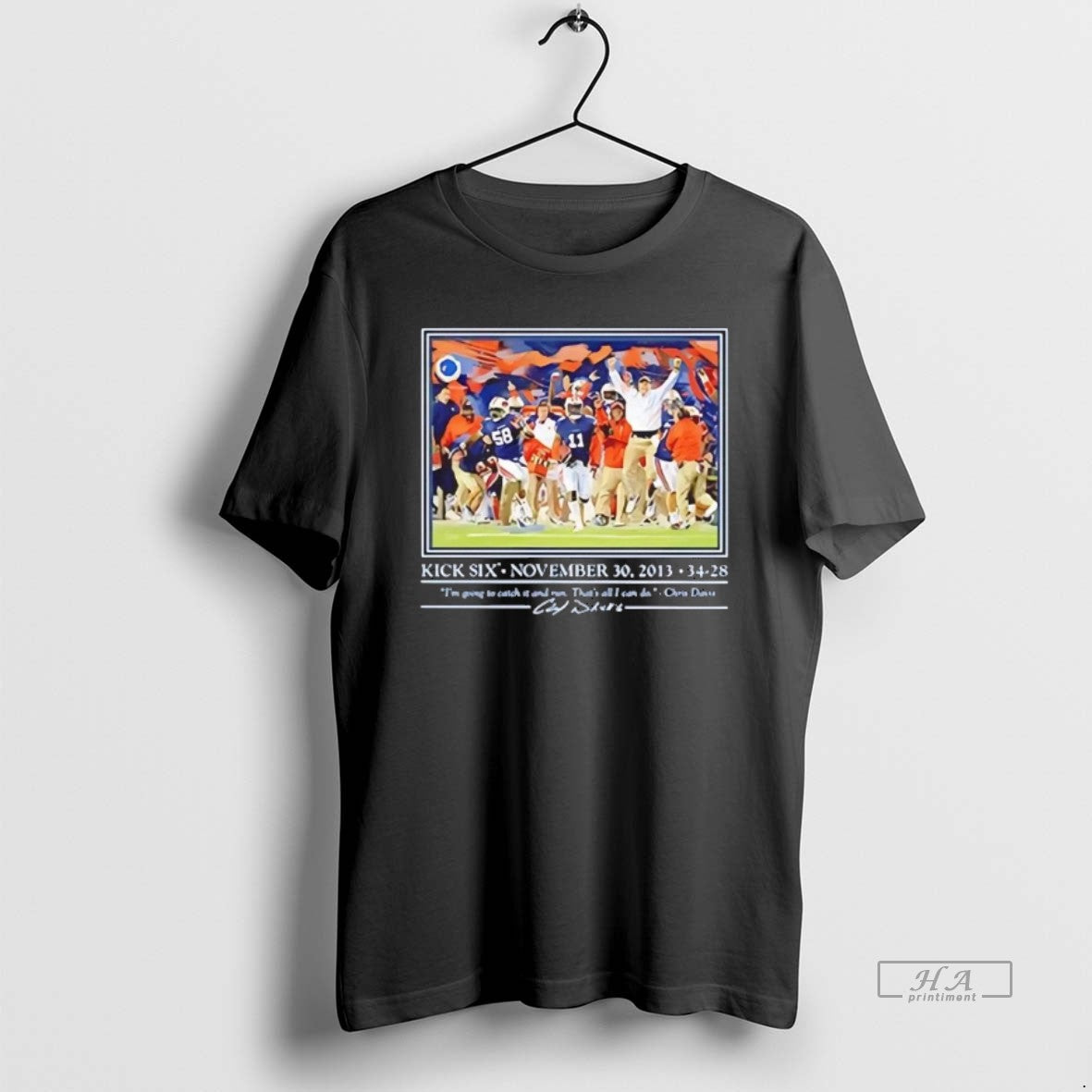 Official Auburn Tigers Chris Davis Kich Six November 78th Iron Bowl T-Shirts, Hoodie, Sweatshirt | AU18TeeNovaLab.com