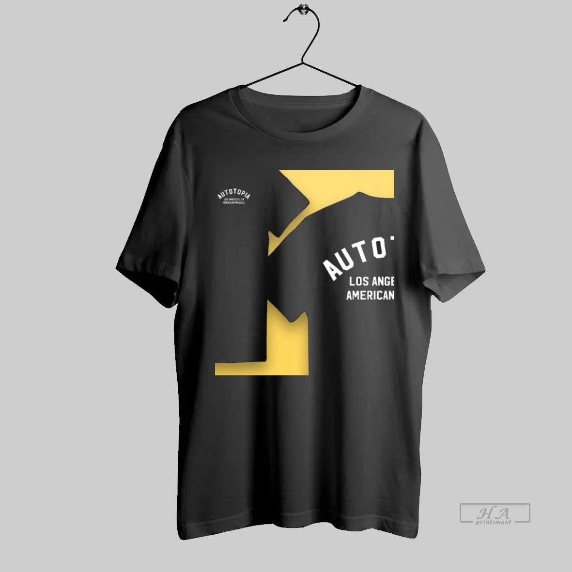 Official Autotipia Los Angeles Ca Black Staple Two Sided Mockup Two Side