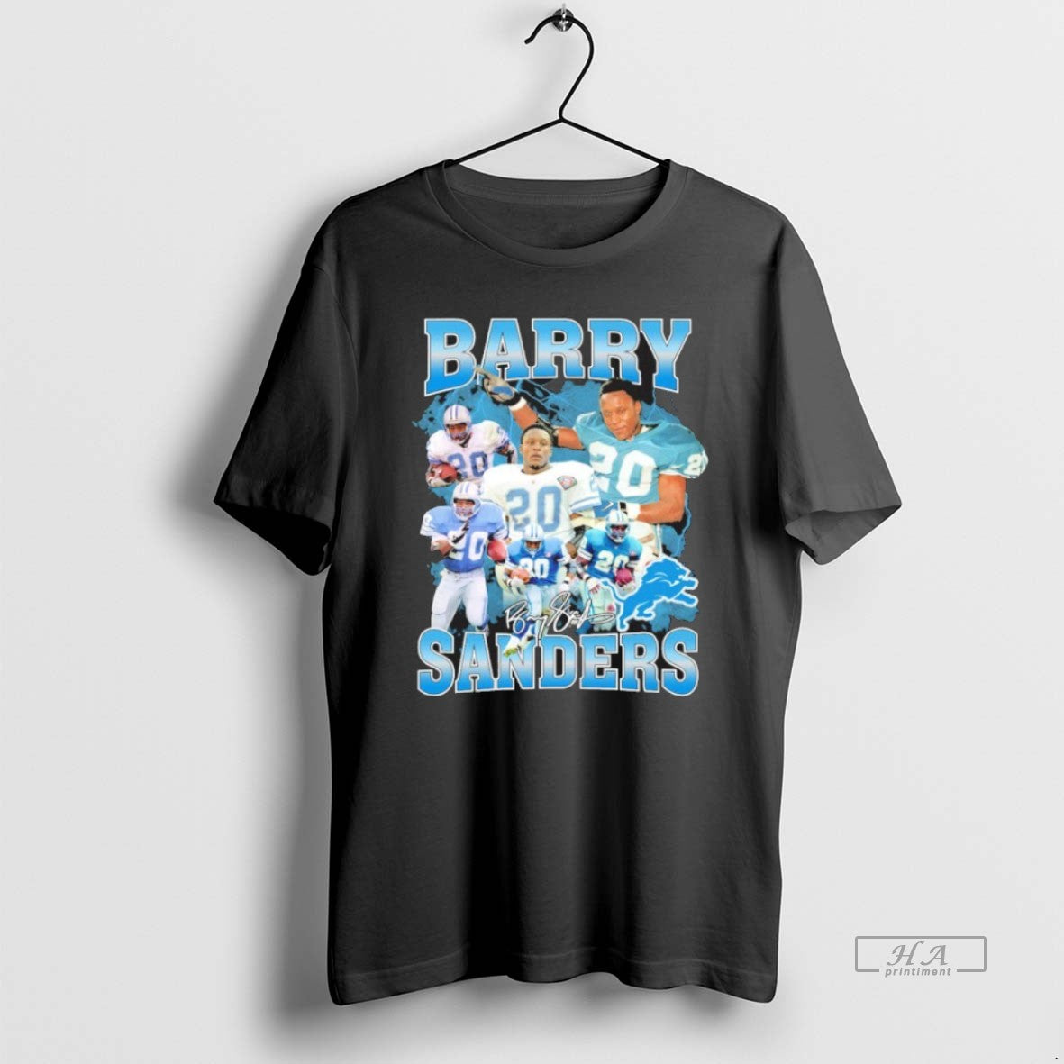 Official Barry Sanders Player Signature