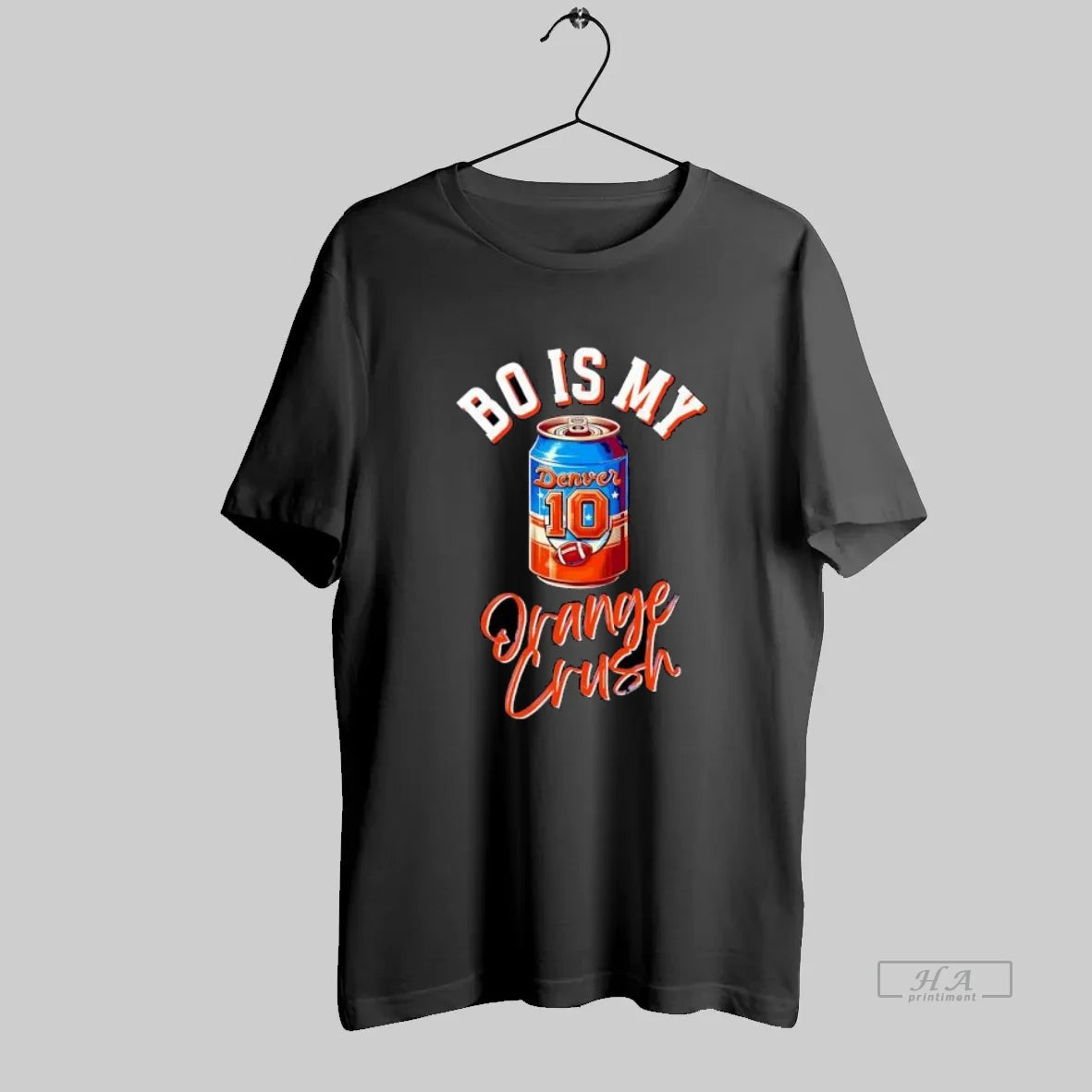 Official Bo Is My Orange Crush Denver Beer Can Football