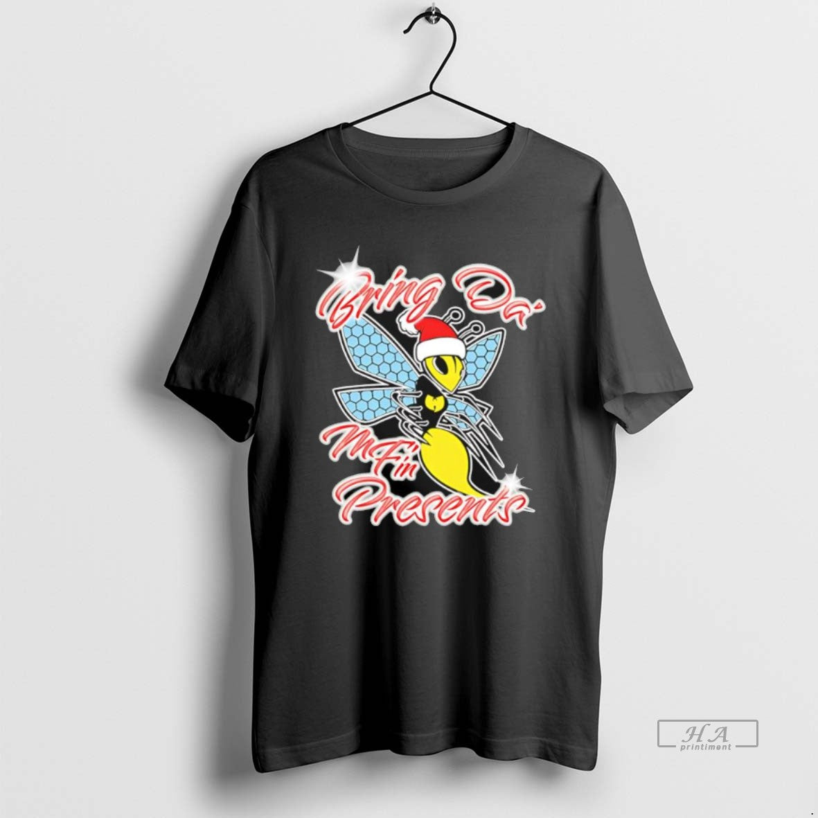 Official Bring Da Mfn Presents Santa Hat T-Shirts, Hoodie, Sweatshirt | AU18TeeNovaLab.com