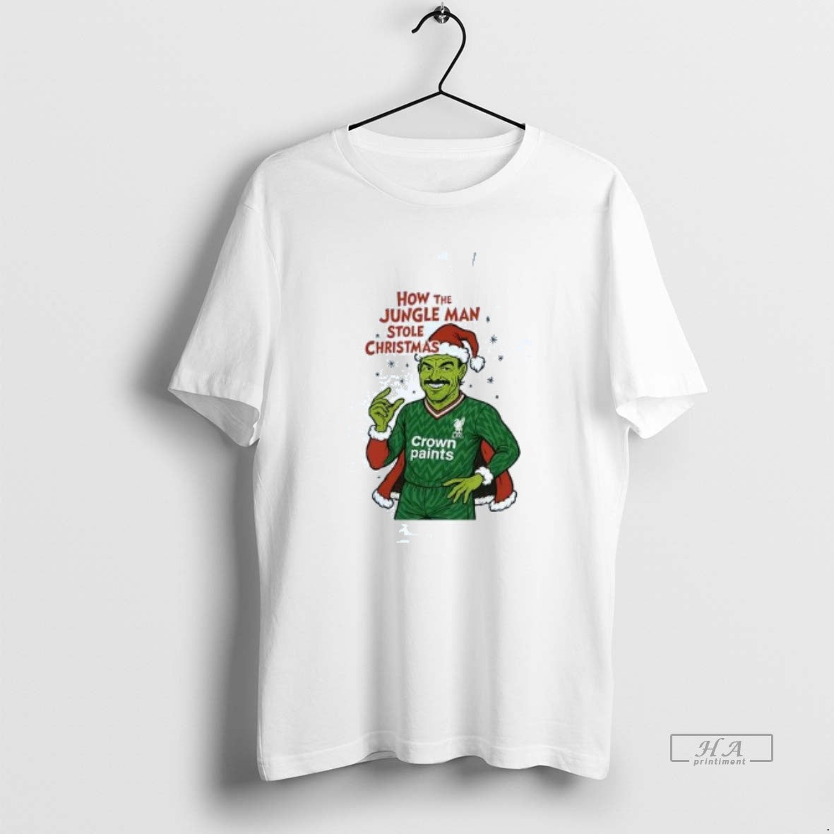 Official Bruce Grobbelaar How The Jungle Man Stole Christmas T-Shirts, Hoodie, Sweatshirt | AU18TeeNovaLab.com