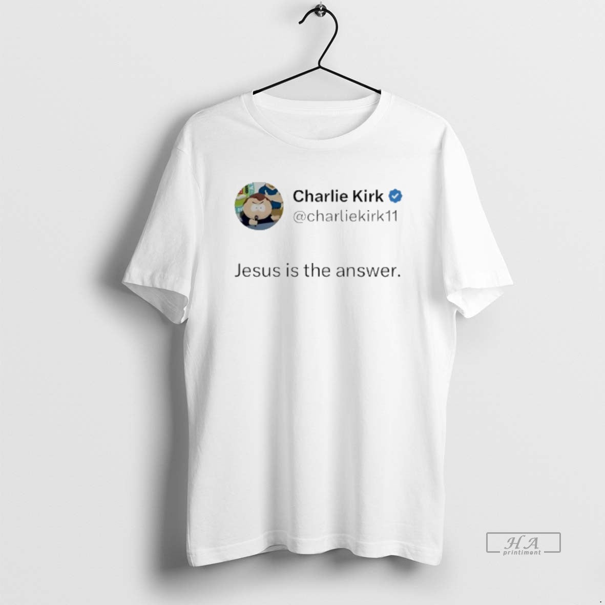 Official Charlie Kirk South Park Jesus Is The Answer
