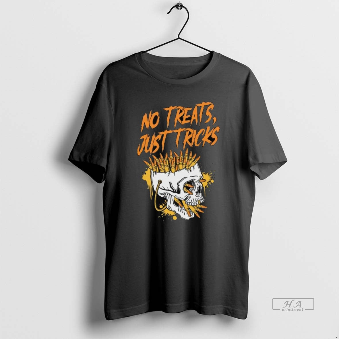 Official Devildog Supply No Treats Just Tricks Halloween Long Sleve