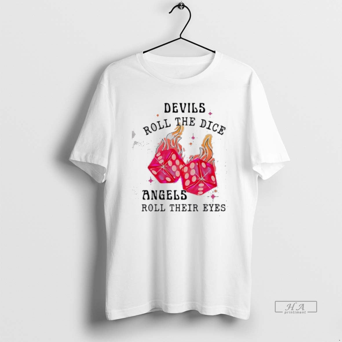 Official Devils Roll The Dice Angels Roll Their Eyes T-Shirts, Hoodie, Sweatshirt | AU18TeeNovaLab.com