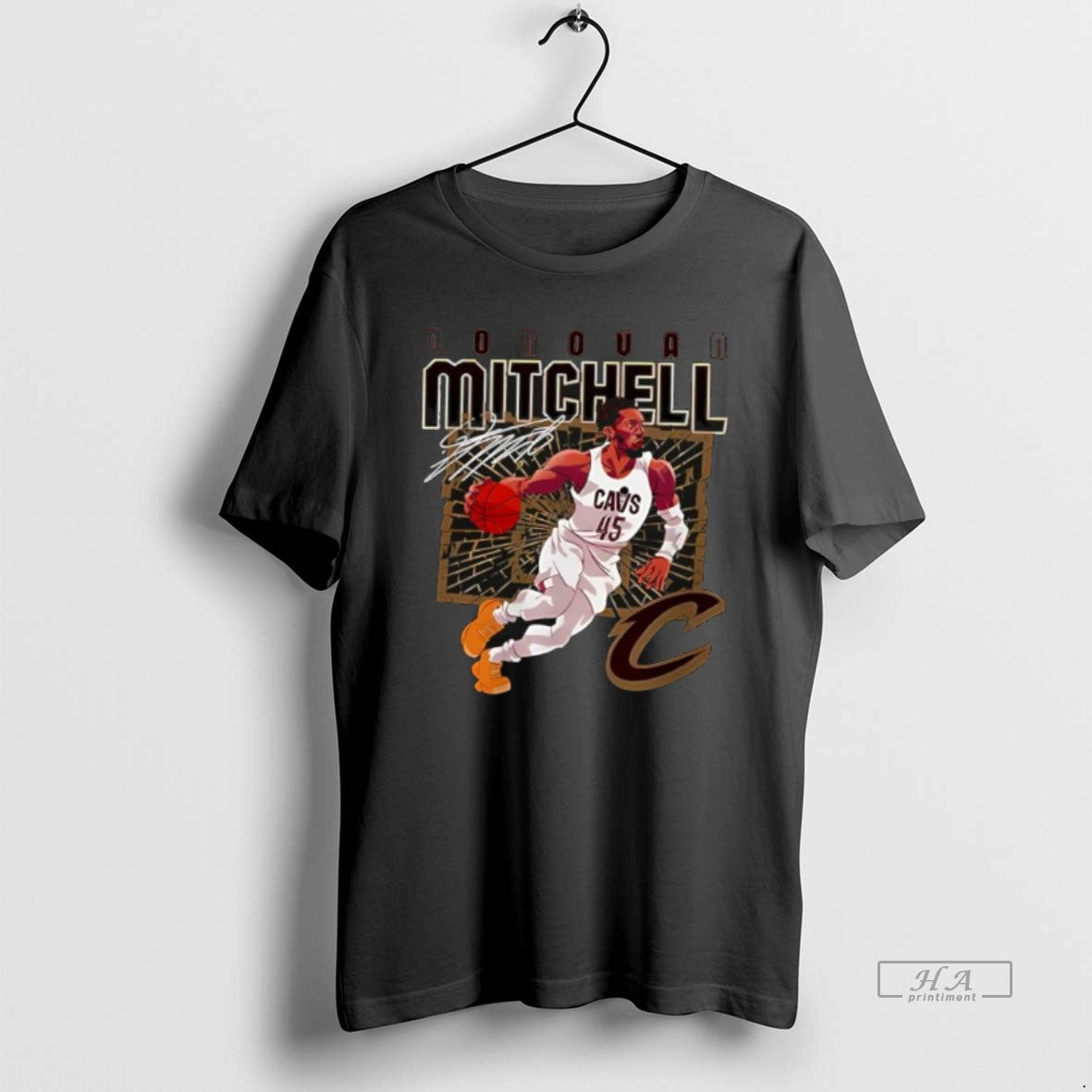 Official Donovan Mitchell Cleveland Cavaliers Shattered Signature T-Shirts, Hoodie, Sweatshirt | AU18TeeNovaLab.com