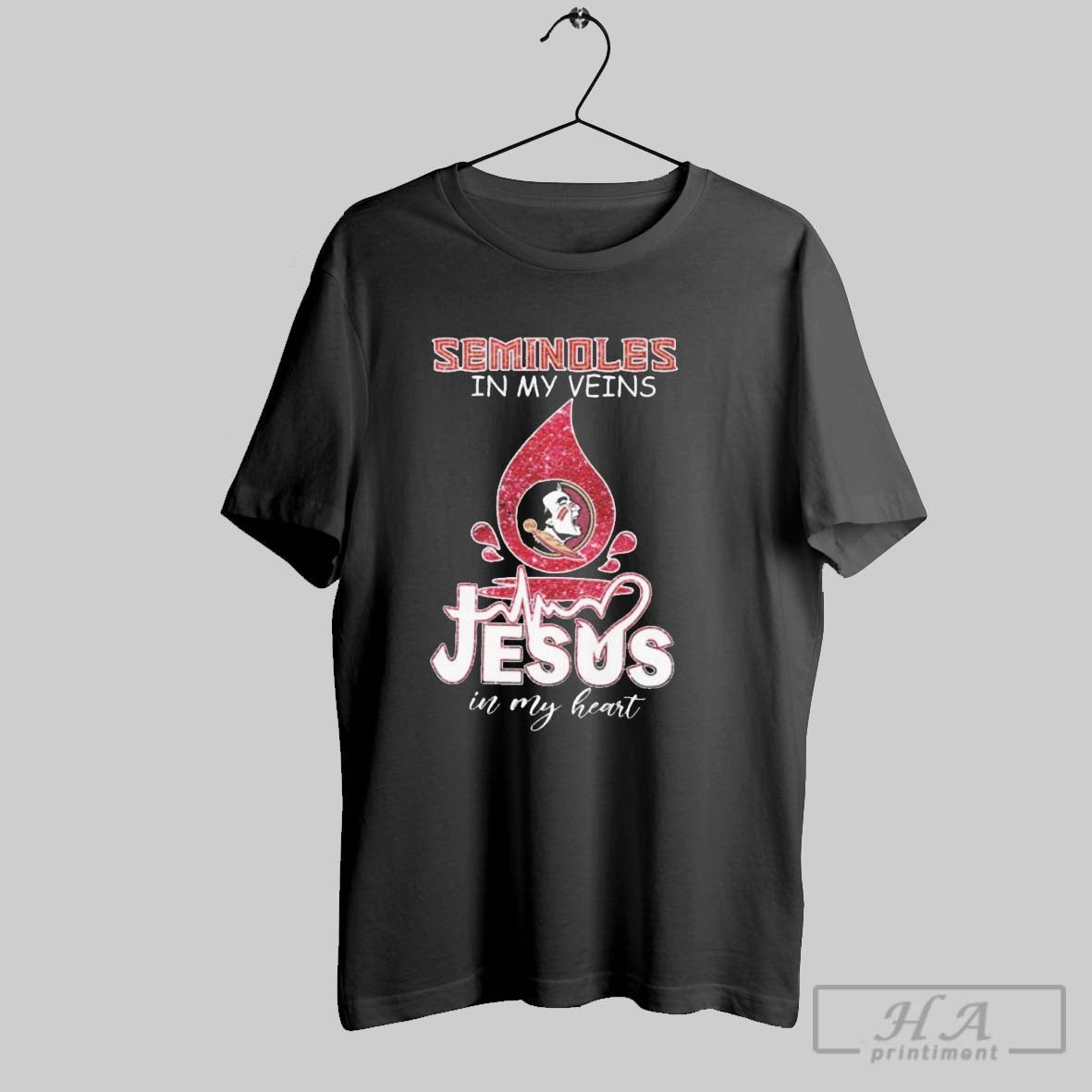 Official Fsu Seminoles In My Veins Jesus In My Heart