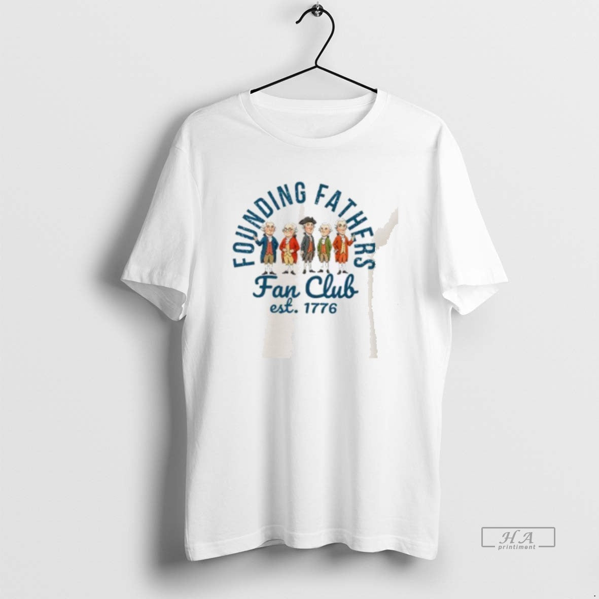 Official Founding Fathers Fan Club Est 1776 T-Shirts, Hoodie, Sweatshirt | AU18TeeNovaLab.com