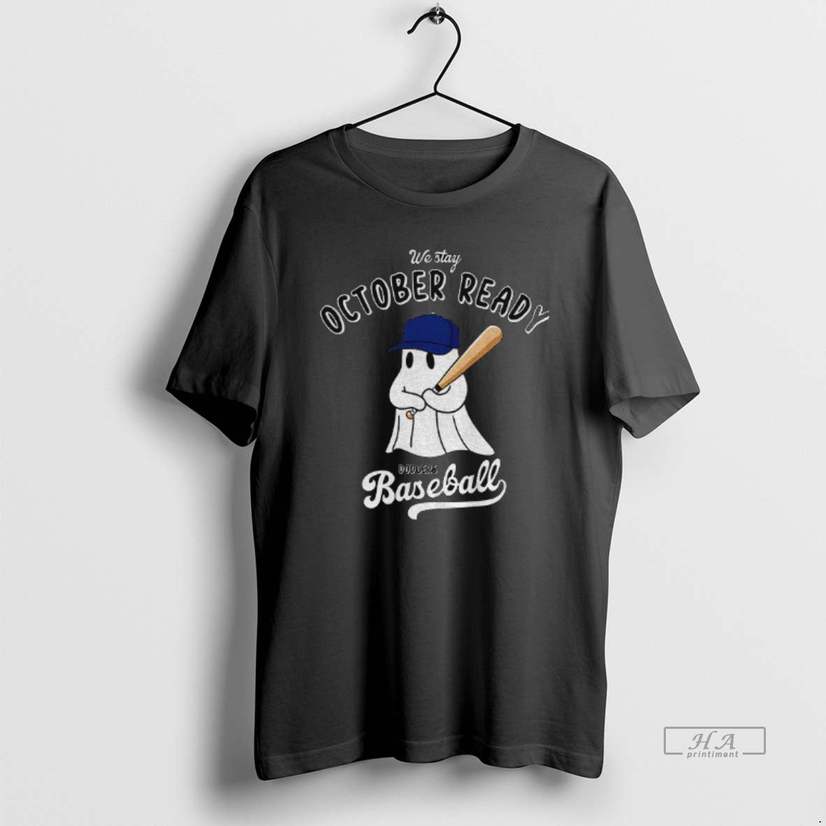Official Ghost Los Angeles Dodgers Baseball Postseason We Stay October Ready