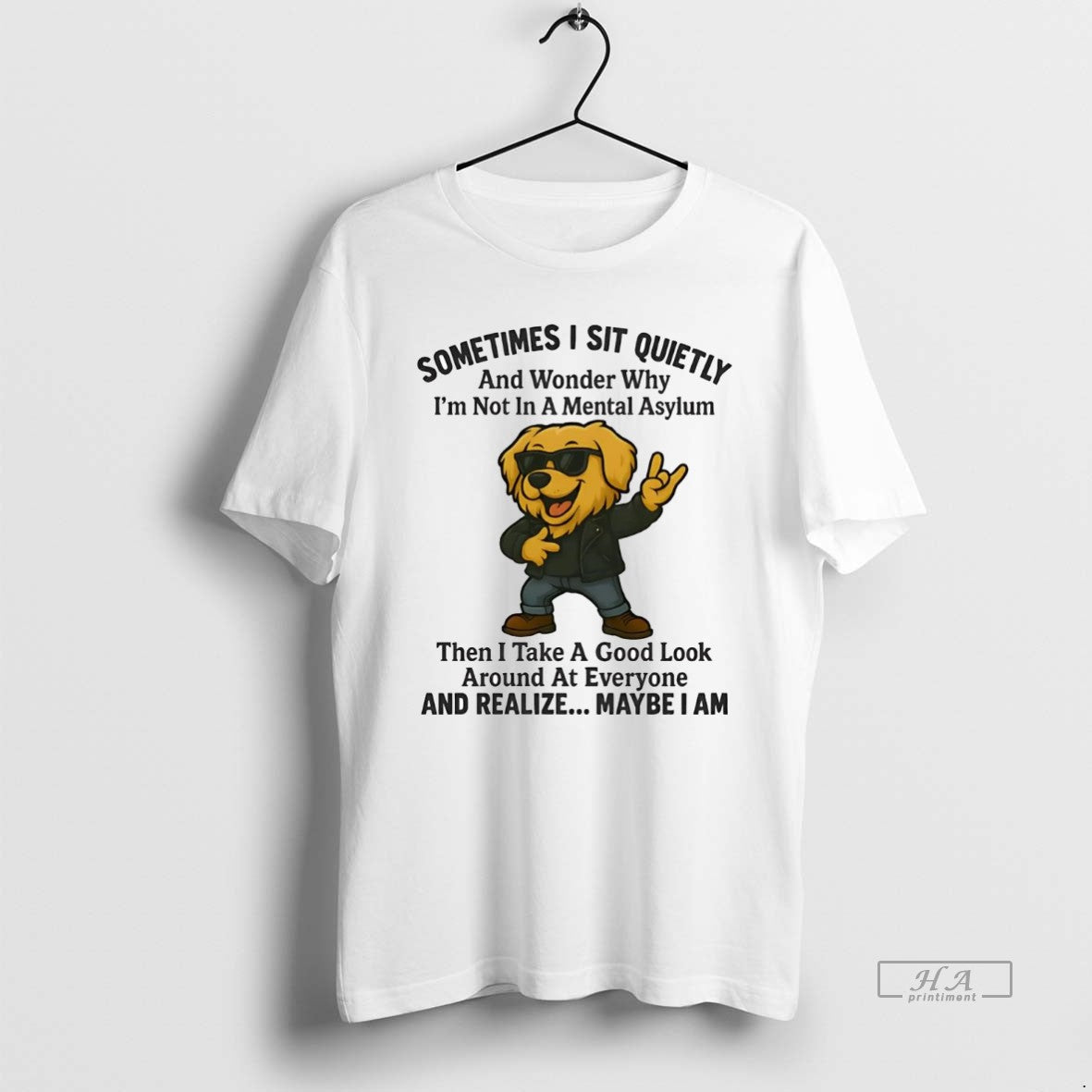 Official Golden Retriever Sometimes I Sit Quietly And Realize Maybe I Am T-Shirts, Hoodie, Sweatshirt | AU18TeeNovaLab.com