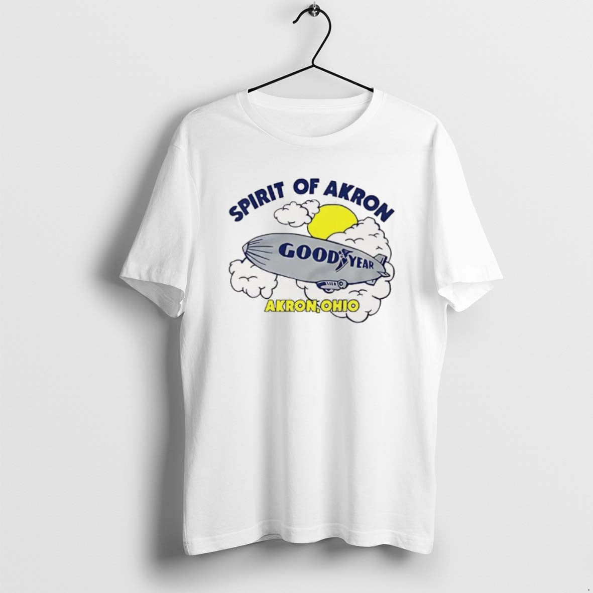 Official Goodyear Blimp Spirit Of Akron Ohio Cartoon T-Shirts, Hoodie, Sweatshirt | AU18TeeNovaLab.com
