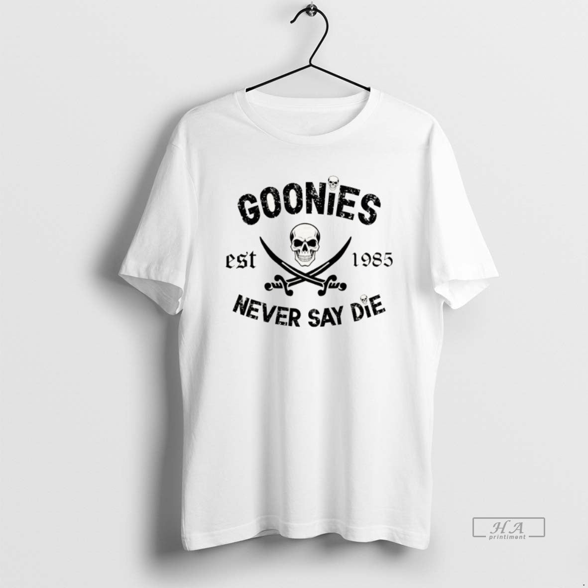 Official Goonies Never Say Die Est 1985 T-Shirts, Hoodie, Sweatshirt | AU18TeeNovaLab.com