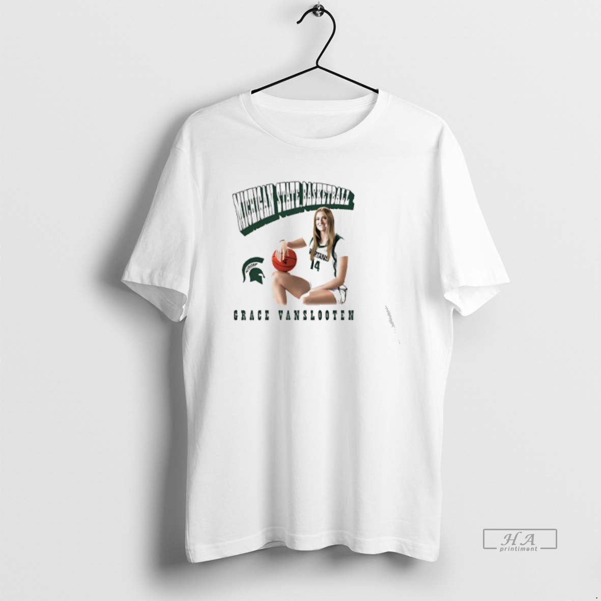 Official Grace Vanslooten Michigan State Spartans Illustrated T-Shirts, Hoodie, Sweatshirt | AU18TeeNovaLab.com