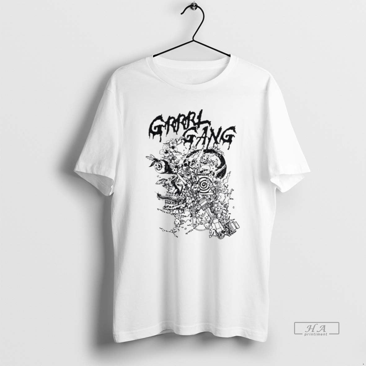Official Grrrl Gang X Behelit Press Electric Bloom Indie T-Shirts, Hoodie, Sweatshirt | AU18TeeNovaLab.com