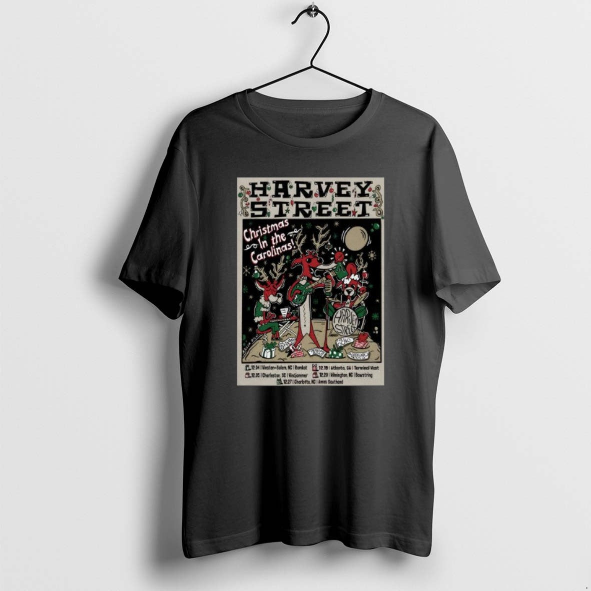 Official Harvey Street Tour Christmas In The Carolinas 2026 T-Shirts, Hoodie, Sweatshirt | AU18TeeNovaLab.com